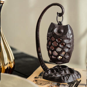 Nordic Retro <strong>Owl</strong> Cast Iron <strong>Candle</strong> <strong>Holder</strong> Hanging Lamp Ornament Home Decoration Decoration Handicraft - Product Image 5
