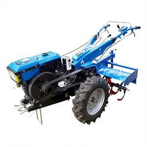 Tractor Agrícola Duradero de <span class=keywords><strong>2</strong></span> Ruedas, Mini Tractor Agrícola con Arado, Tractor Manual Diésel con Bomba en Venta - Product Image 4