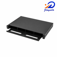 Panel de Conexiones Desmontable Elite 1U de 24 Fibras con Cajón ODF Deslizable, Montaje en Rack, Compatible con SC LC ST FC