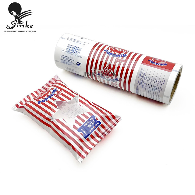 Automatic Packaging Food Grade Laminated Plastic Roll Film for Snacks and Popcorn