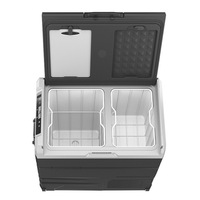 Réfrigérateur-congélateur portable pour voiture 35L 50L 12V 24V, mini réfrigérateur électrique à compresseur pour camping-car, camping, voyages en plein air