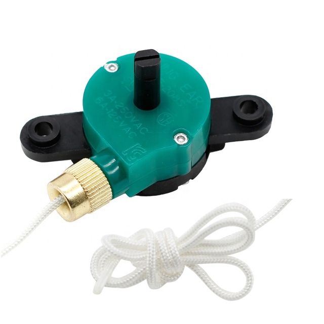 Zing Ear 3 Speed 4-Wire Pull Chain Switch 6A Max. Ceiling Fan Wall Lamp Cabinet Light