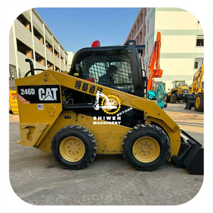 Minicargadora CAT246D usada original de Japón, cargadora compacta genuina, venta directa de fábrica, segunda mano CAT 246D CAT 262D - Product Image 1