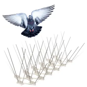 GKPC-28 : Pest Control Bird Trap Bird Spikes Pigeon Detrrent for Animal Control Use 36spikes 13 Cm 12cm 33cm 5pcs/ctn Packing PC