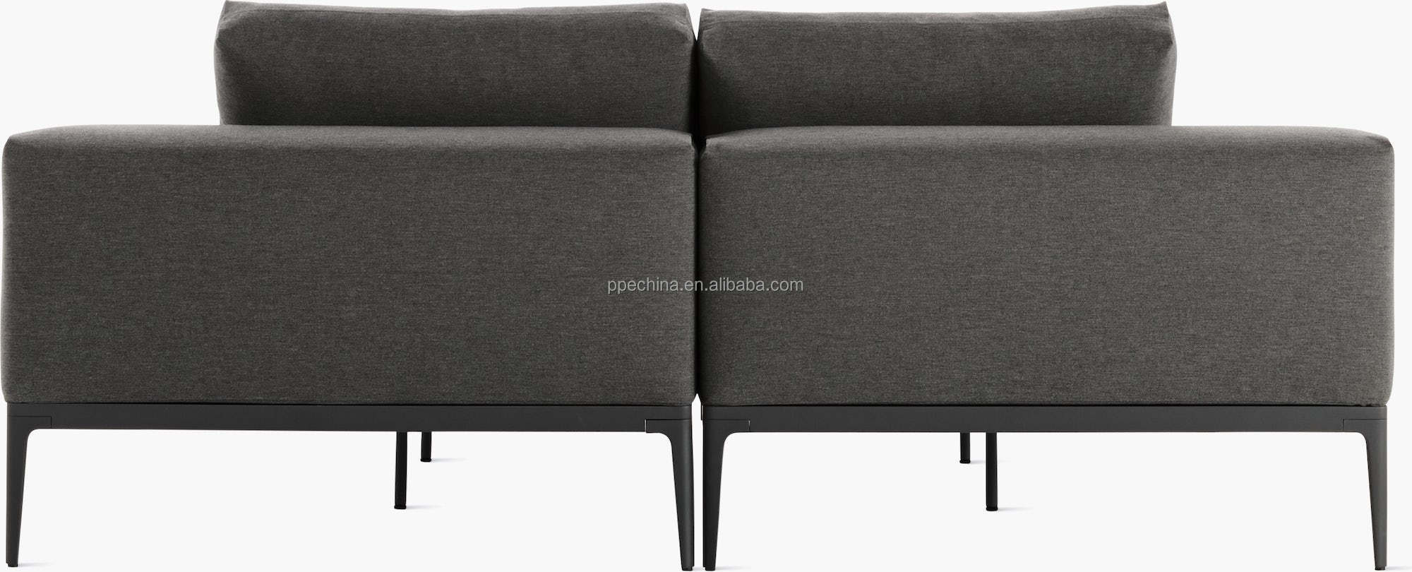 Outdoor Sofa Bed Luxury Modern Design Garden Leisure Set Steel Rattan Sofa Bed Wholesale Outdoor Sofa