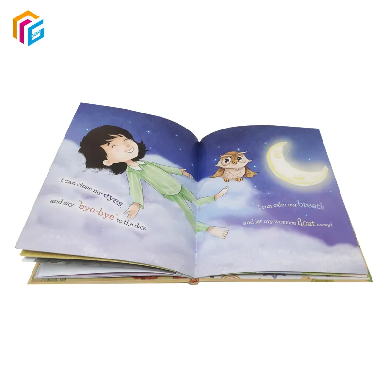 China Manufacturer Customized Art Paper Offset Printing Cardboard English Story Book For Kids
