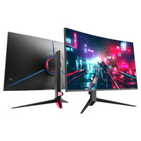 Écran de jeu moniteur Led pc full hd bureau 27 pouces écran incurvé moniteur de jeu d'ordinateur