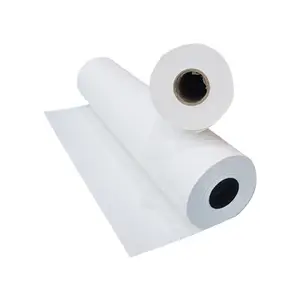 Hohe Übertragungsrate Sublimationsdruckpapier Großhandel kundenspezifische Größe weiße Riesenrollen Textildruck-Übertragungsfolie durch Heizung