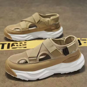 2024 New perforated and breathable sports multi-functional men's shoes high-quality casual shoes anti-slip beach men's <b>sandals</b> - Product Image 4