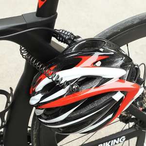 Casque de vélo de montagne réglable avec visière bleu noir, casque de protection intégral pour le sport, unisexe, pour adultes, équipement de cyclisme - Product Image 3