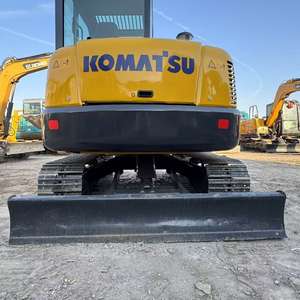 Komatsu PC56 mini-pelle utilisée 5 tonnes Koma-tsu pelle sur chenilles pas cher pompe à engrenages d'occasion portant PLC Core à vendre - Product Image 4