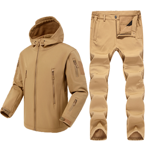 Softshell Uniforme Camping En Plein Air Randonnée <span class=keywords><strong>Veste</strong></span> Tactique <span class=keywords><strong>Imperméable</strong></span> <span class=keywords><strong>et</strong></span> Pantalon Costume <span class=keywords><strong>De</strong></span> <span class=keywords><strong>Chasse</strong></span> - Product Image 3