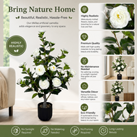 Conception personnalisée, fleurs d'hortensia artificielles de 90 cm, plante artificielle, fausses fleurs, plante en pot pour décoration intérieure