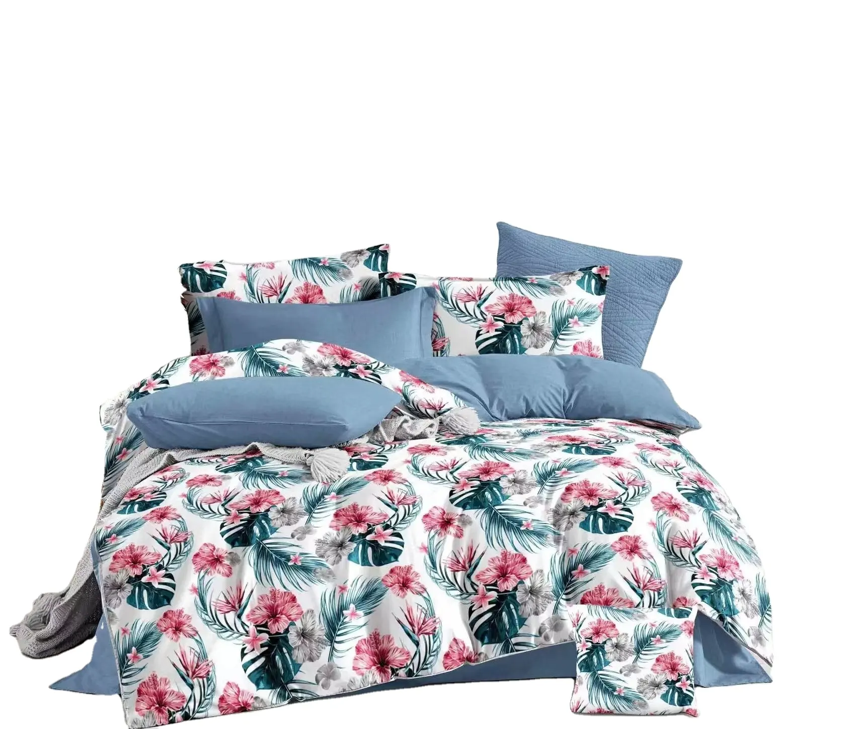 Ensembles de literie de haute qualité ensemble de housse de couette 7 pièces en coton king size pour lits