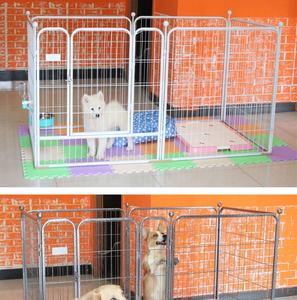 Yüksek kalite sıcak satış çoklu boyutları tek kapı ve çift kapılı katlanır Metal büyük köpek kafesleri kapalı köpek kulübesi - Product Image 5