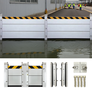 แผงกั้นประตูน้ำอลูมิเนียมแบบพกพาใช้ในครัวเรือนทำจากโลหะ - Product Image 2