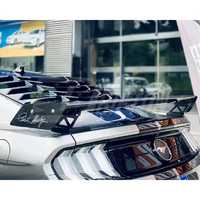 Aileron arrière simple en fibre de carbone style Drifton GT500 avec tissage 3K pour Ford Mustang ZG S550 2015-2023, finition brillante et mate
