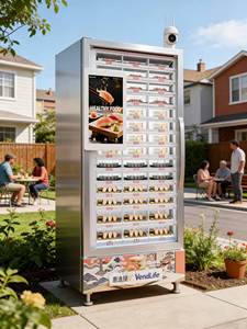 Armoire réfrigérée intelligente Vendlife pour la livraison en chaîne du froid, casier réfrigéré automatisé pour la vente de produits frais - Product Image 1