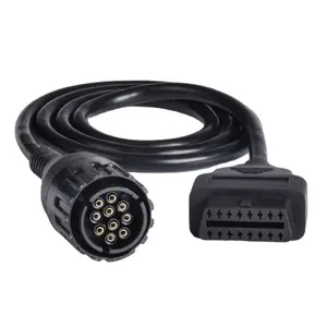 Auto Motocicleta 16pin Obd Scanner 10pin Cabos de Extensão E Conector Ferramenta De Diagnóstico Durável Para BMW ICOM-D Adapter Plug