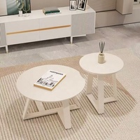 Table basse en bois durable de style scandinave moderne avec plateau en MDF pour le salon, meubles de maison
