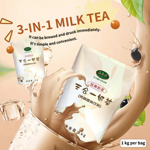 Lujoso sabor 3 en 1 té de la leche en polvo ingredientes de té de burbujas con sabor elegante con 1 kg embalaje OEM para tiendas de bebidas - Product Image 6