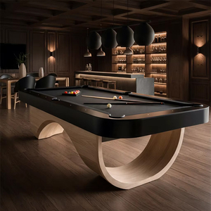 Custom Indoor Sports Competition Pool Table With Ball Return <b>Plastic</b> <b>Pockets</b> Wood Rails-8ft/9ft Sizes for Bars Hotels Game Rooms - Product Image 3