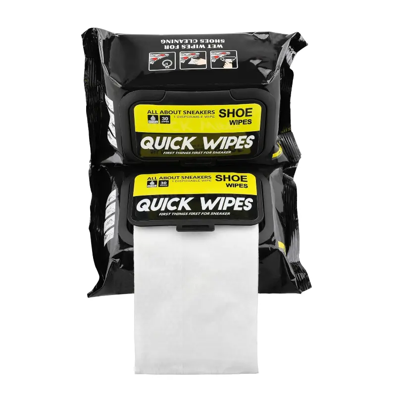 OEM Shoe Sneaker Wipes Cleaner Quick Wipes Disposable Travel Portable Removes Dirt  Stains