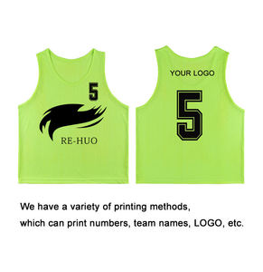 Maillots d'entraînement pour enfants les plus vendus, dossards de football en maille personnalisables par sublimation, service OEM pour le sport, impression de nom incluse - Product Image 3