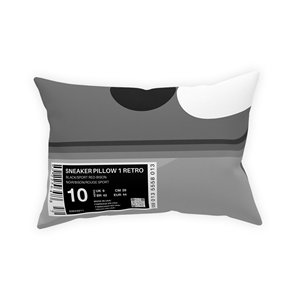 Taie d'oreiller personnalisée pour baskets Hypebeast Home Decor Coussins Boîte à chaussures Étiquette inspirée Housse de coussin pour baskets - Product Image 4