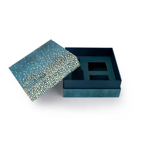 Boîtes d'emballage en papier de carton laminé mat brillant haut de gamme personnalisables pour fard à joues écologique élégant pour cadeau de soins de la peau