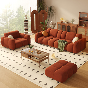 Ensemble de tissu Biscuit de style rétro français 2025 rangée droite simple pour canapés de salon dans un petit appartement, maison ou hôtel - Product Image 4