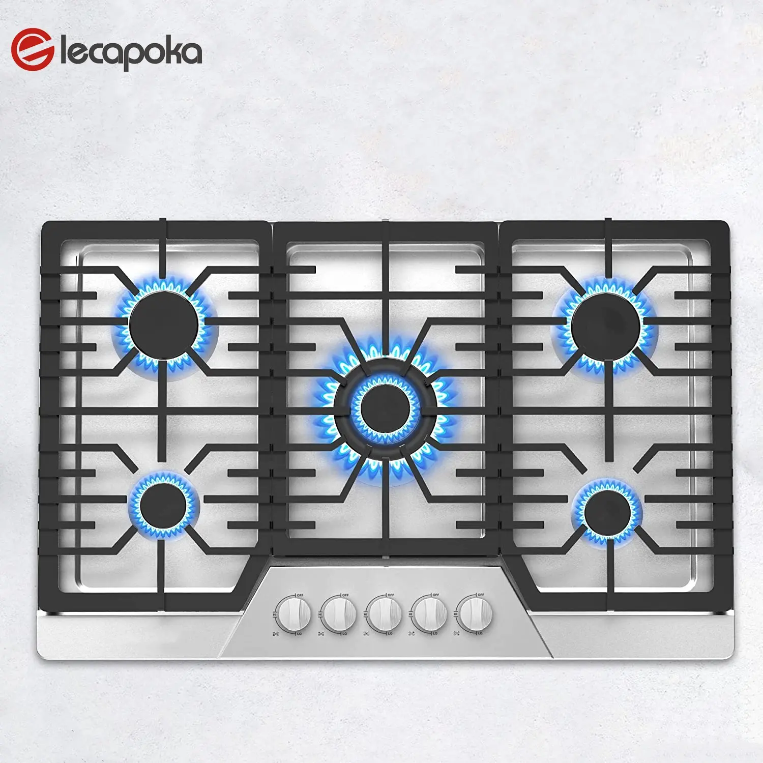 low price china wholesale advanced technology hot sale built in 5 burners gas cooktop cooker hob gas stove 5 burner