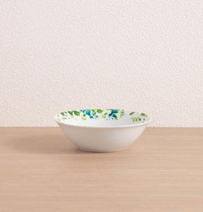 Juego de vajilla de cerámica con hojas verdes frescas, plato y tazón con estampado botánico en acuarela para primavera, hogar, cocina, hotel, restaurante, venta al por mayor - Product Image 5