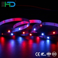 Bande lumineuse LED intelligente RGBW 5V 30 LED/m avec télécommande, compatible WS2811, WS2812, SK6812, RGBIC, RGB IC