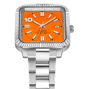 OEM 9019 <span class=keywords><strong>automatico</strong></span> meccanico di lusso <span class=keywords><strong>orologio</strong></span> <span class=keywords><strong>da</strong></span> polso per gli uomini delle donne 316L in acciaio inox puntatore quadrato resistente all'acqua Charm tipo - Product Image 2