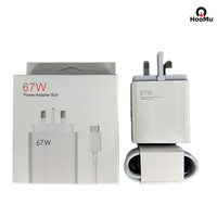 Chargeur rapide portable 120W 67W 33W USB SuperVOOC 1.0, prise murale EU US, adaptateur secteur en matériau TPE, 6A Type-C, modèle MC-20