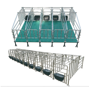 Mới nhúng nóng mạ kẽm lợn nhà ở hệ thống Tritan trough cắn bằng chứng chống nghiền lợn nái bút <span class=keywords><strong>farrowing</strong></span> chuẩn bị nhóm Nhà ở cho - Product Image 6