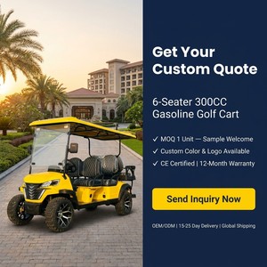 Voiturette de golf à essence 6 places, <span class=keywords><strong>moteur</strong></span> 300CC refroidi par <span class=keywords><strong>eau</strong></span>, configuration 4+2, 45 km/h, propulsion arrière, pneus tout-terrain, OEM/ODM, voiturette de golf personnalisée - Product Image 6