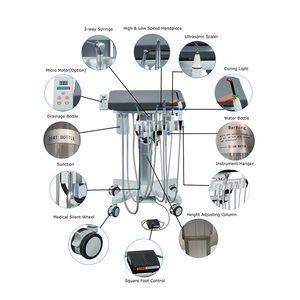 Chariot médical portable pour équipement dentaire, fauteuil de traitement, unité mobile YSDEN-302S, chariot dentaire mobile YSD - Product Image 3