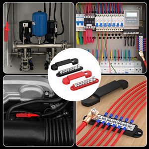 150A медный Шинный Изолятор 12 В клеммный блок шины M6 шинный распределительный блок шинный блок с винтом 12x8 - Product Image 6