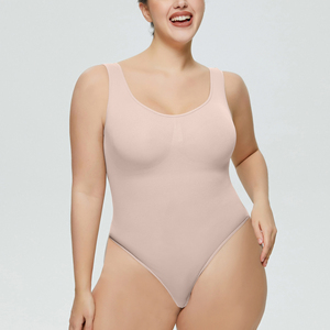 Bán Buôn Lụa Bodysuit Cho Người Lớn Cộng Với Kích Thước Liền Mạch Tummy Kiểm Soát Mông Nâng Lên Ánh Sáng Shapewear Mức Độ Eo Giảm Béo Thoáng Khí - Product Image 2