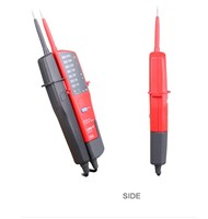 Probador de continuidad de voltaje de bolsillo 220V UT18A, voltímetro de rango automático LED AC/DC con indicación de 12V-690V
