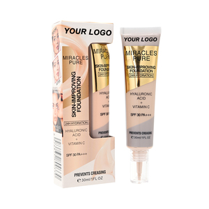 10 couleurs marque privée <span class=keywords><strong>HD</strong></span> longue durée mat naturel imperméable maquillage correcteur fond de teint ingrédient minéral - Product Image 1