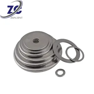 OEM rondella piatta in alluminio acciaio inossidabile acciaio al carbonio rame personalizzato zinco placcato guarnizione per rondelle piatte