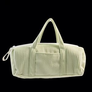 Bolso Tote de Pana Pequeño y Bonito, Personalizado, Premium, de Fábrica BSCI, OEM, con Bolsillo Interior de Red para Teléfono Móvil y Bolsillos Multiusos - Product Image 1