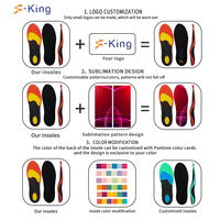Semelles orthopédiques OEM avec soutien de la voûte plantaire pour pieds plats et fasciite plantaire, inserts de chaussures de sport amortissants, vente en gros
