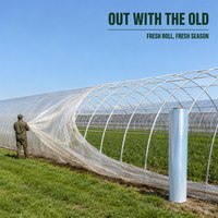 Film plastique transparent pour serre, résistant aux UV, couverture renforcée, anti-goutte, anti-buée, longue durée de vie pour l'agriculture