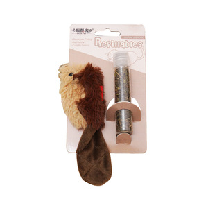 ของเล่นหนูตุ๊กตาแคทนิปแบบเติมได้สำหรับแมว ยี่ห้อ Kaka เพื่อการออกกำลังกายและการเล่นของแมว - Product Image 3