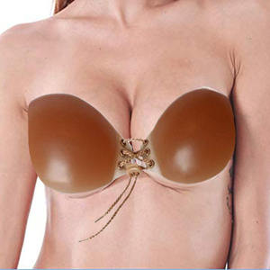 <span class=keywords><strong>Soutien</strong></span>-<span class=keywords><strong>gorge</strong></span> push up <span class=keywords><strong>sans</strong></span> bretelles en <span class=keywords><strong>silicone</strong></span> invisible <span class=keywords><strong>auto</strong></span>-<span class=keywords><strong>adhésif</strong></span> avec bretelles pour femmes - Product Image 4