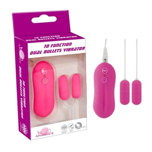 10 hızları çift vibratör yumurta seks vibratör çift atlama yumurta titreşimli Bullet seks oyuncak kadınlar için - Product Image 6